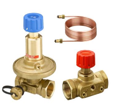 Danfoss 003Z2213 - Комплект автоматических балансировочных клапанов APT Ду25(5-25 кПа) +CDT Ду32, внутр. резьба, Диапазон регулирования - 5-25кПа
