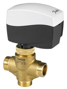 Danfoss 065Z2085 - Клапан регулирующий, трехходовой VZL 3 Ру 16 Ду 20 Kv 2,5 T=1200C