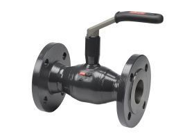 Danfoss 065N0300G - JIP Premium FF Кран шаровой фланцевый Ду15 Ру40 Тмакс=180С с рукояткой