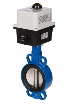 Danfoss 082G7361 - VFY-WA затвор дисковый DN25 PN10 корп. GG25 с центр. проуш.; Диск- AISI 316; упл. EPDM; с приводом 24В, 15 Вт, 12 сек Использовать ответные фланцы по ГОСТ 33259-2015 исполнение В, тип 01, тип 11